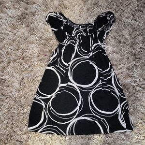AGB Monochrome Patterned Dress